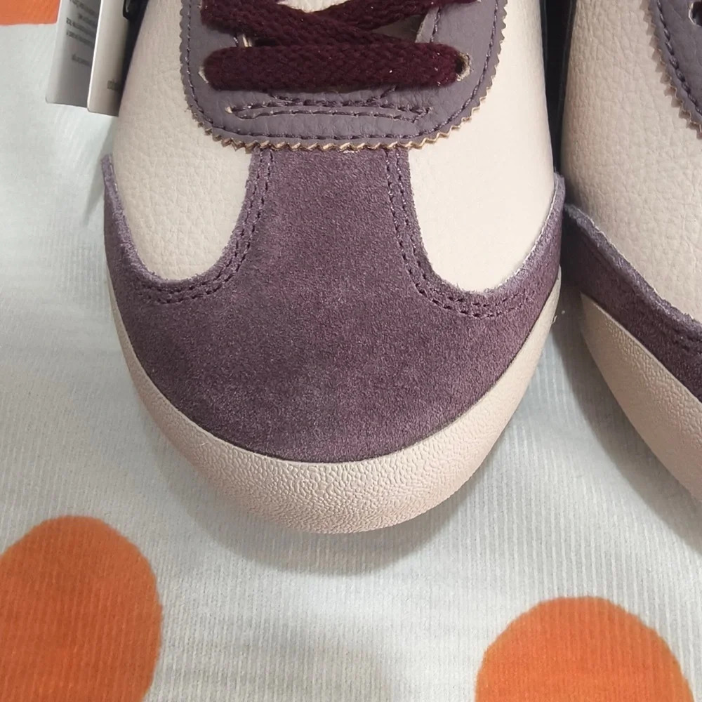 Onitsuka Tiger by Asics Women’s Pink and Burgundy Serrano Sneaker - Picture 9 of 11